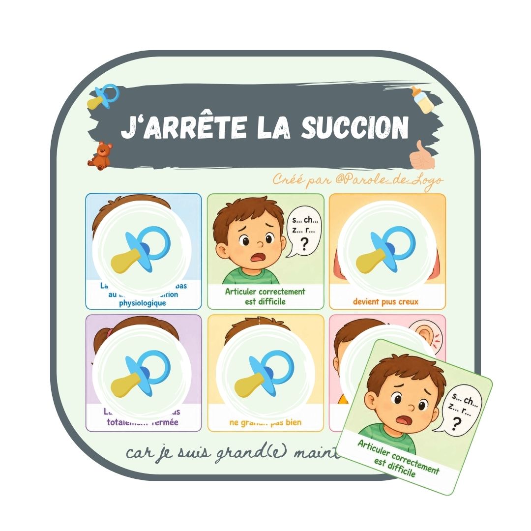 Education thérapeutique - Arrêt de la succion