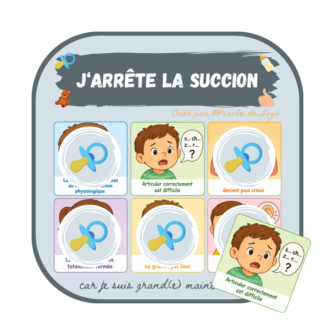 Education thérapeutique - Arrêt de la succion