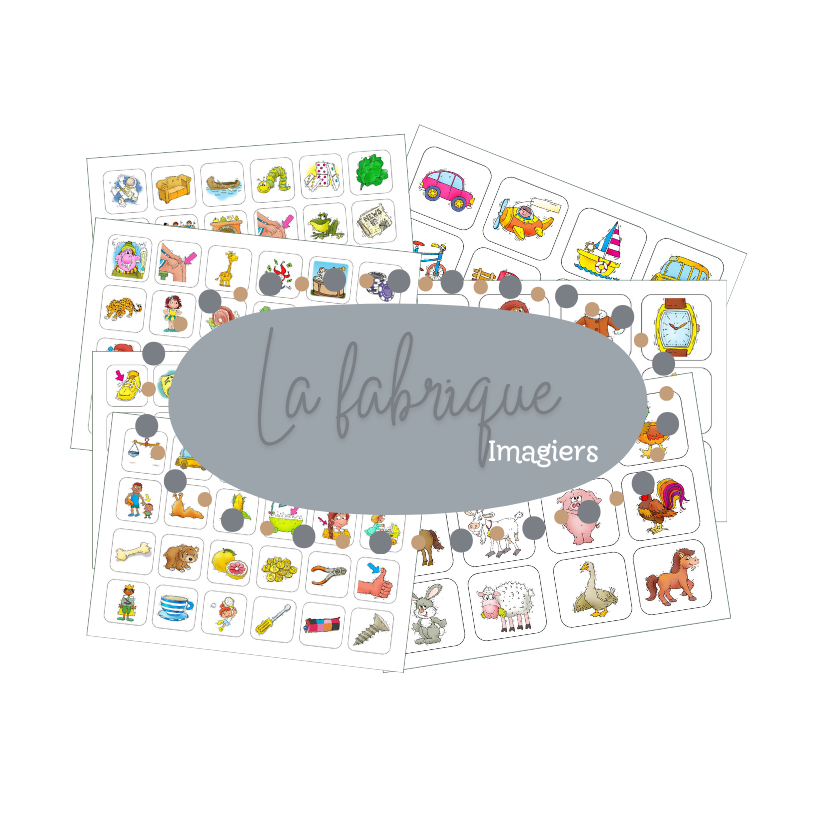 Boîte de La fabrique : objectif imagiers