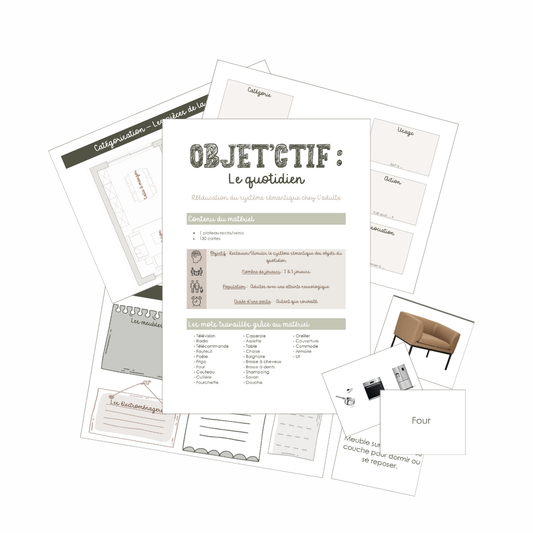 Objet'ctif - Les objets du quotidien